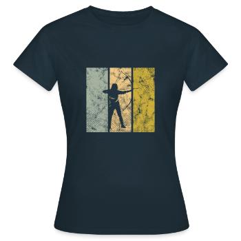 Archerie - T-shirt Femme - marine - Devant - AI Model Female 172 dark (172cm)