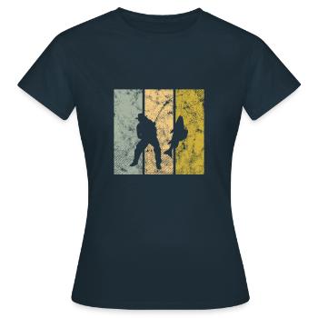 Angling - Women's T-Shirt - navy - Front - AI Model Female 172 dark (172cm)