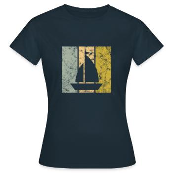 Navigation - T-shirt Femme - marine - Devant - AI Model Female 172 dark (172cm)