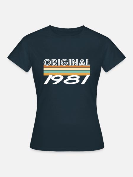 Original 1981 - Frauen T-Shirt - Navy