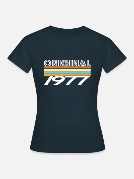 Original 1977 - Frauen T-Shirt - Navy