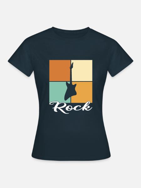Rock - Frauen T-Shirt - Navy