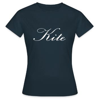 cerf-volant - T-shirt Femme - marine - Devant - AI Model Female 172 dark (172cm)