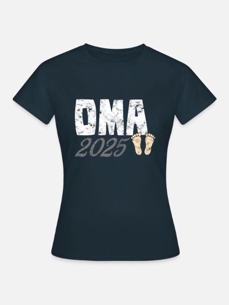 Oma 2025 - Frauen T-Shirt - Navy