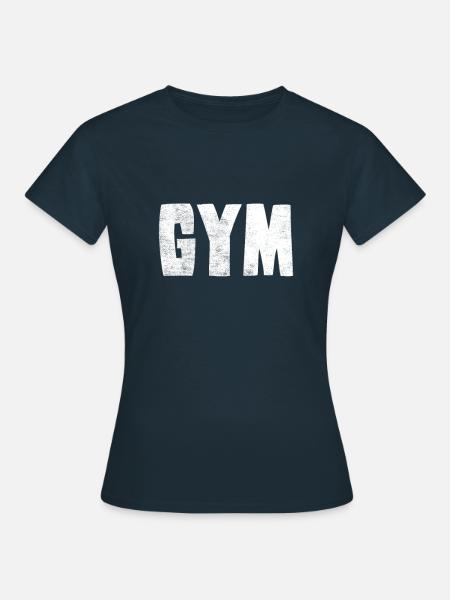 Gym Fitnessstudio - Frauen T-Shirt - Navy