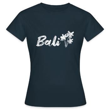 Bali - Frauen T-Shirt - Navy - Vorne - AI Model Female 172 dark (172cm)