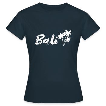 Bali - T-shirt Femme - marine - Devant - AI Model Female 172 dark (172cm)