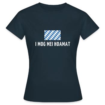 Dicton de la patrie de Bavière - T-shirt Femme - marine - Devant - AI Model Female 172 dark (172cm)