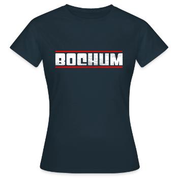 Bochum - T-shirt Femme - marine - Devant - AI Model Female 172 dark (172cm)