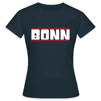 Bonn - T-shirt Femme - marine - Devant - AI Model Female 172 dark (172cm)