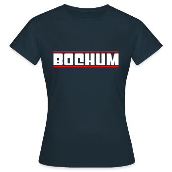 Bochum - T-shirt Femme - marine - Devant - AI Model Female 172 dark (172cm)