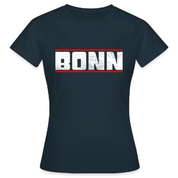 Bonn - T-shirt Femme - marine - Devant - AI Model Female 172 dark (172cm)