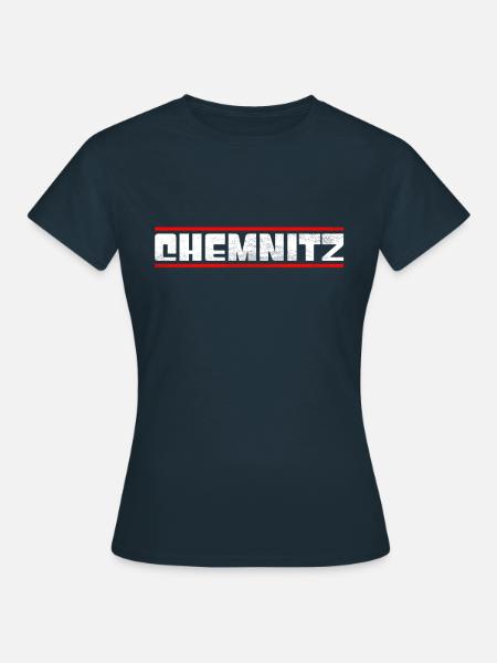 Chemnitz - Frauen T-Shirt - Navy