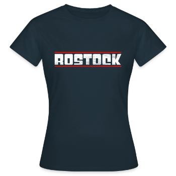 Rostock - T-shirt Femme - marine - Devant - AI Model Female 172 dark (172cm)
