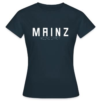Mayence Ma ville - T-shirt Femme - marine - Devant - AI Model Female 172 dark (172cm)