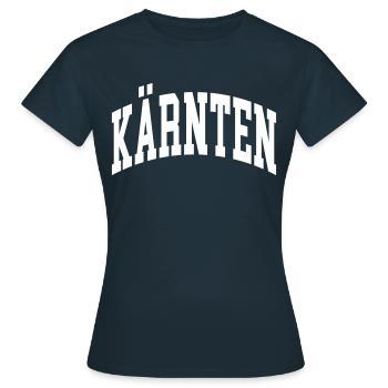 Carinthie - T-shirt Femme - marine - Devant - AI Model Female 172 dark (172cm)