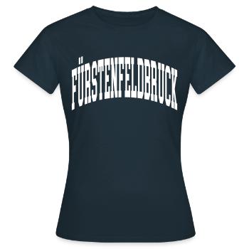 Fürstenfeldbruck - Women's T-Shirt - navy - Front - AI Model Female 172 dark (172cm)