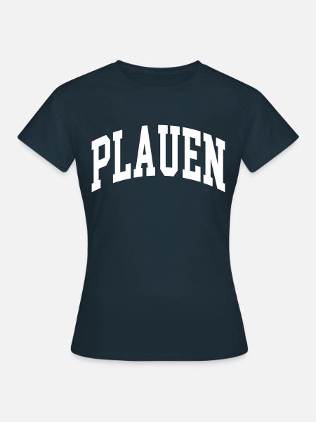 Plauen - Frauen T-Shirt - Navy