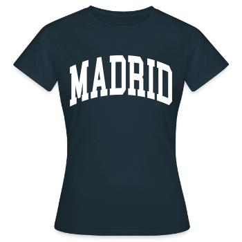 Madrid - Women's T-Shirt - navy - Front - AI Model Female 172 dark (172cm)