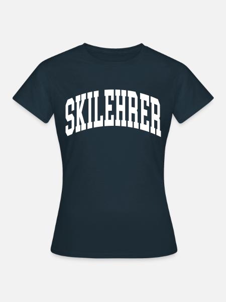 Skilehrer - Frauen T-Shirt - Navy