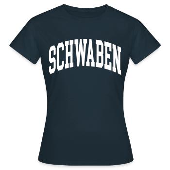 Souabe - T-shirt Femme - marine - Devant - AI Model Female 172 dark (172cm)