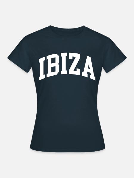 Ibiza - Frauen T-Shirt - Navy