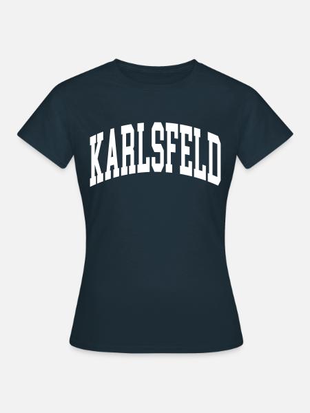 Karlsfeld - Frauen T-Shirt - Navy