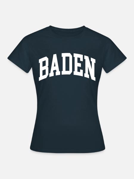 Baden - Frauen T-Shirt - Navy