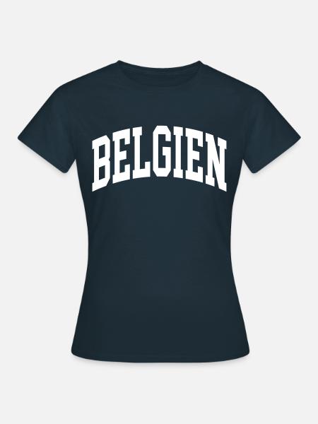 Belgien - Frauen T-Shirt - Navy