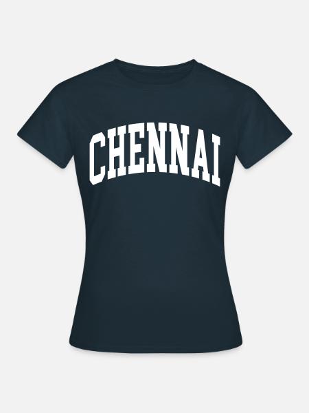 Chennai - Frauen T-Shirt - Navy