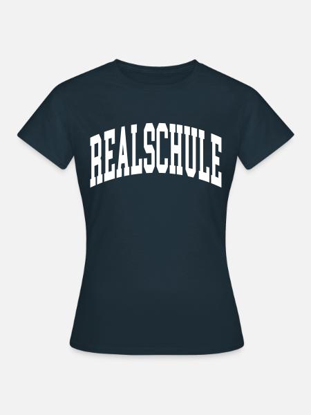 Realschule - Frauen T-Shirt - Navy
