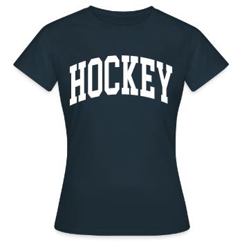 Hockey - T-shirt Femme - marine - Devant - AI Model Female 172 dark (172cm)