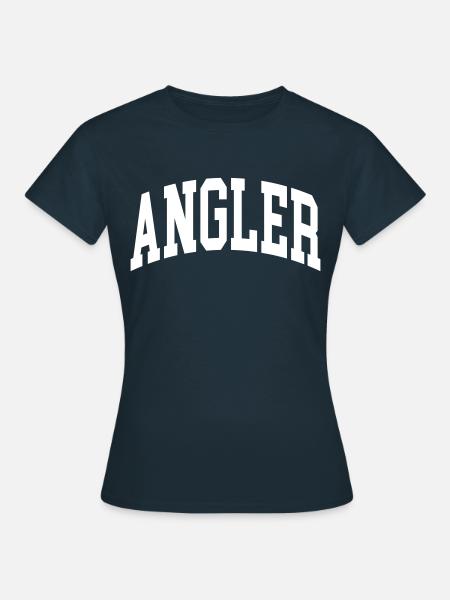 Angler - Frauen T-Shirt - Navy
