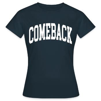 Retour - T-shirt Femme - marine - Devant - AI Model Female 172 dark (172cm)