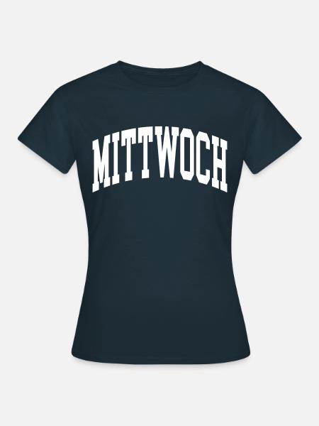 Mittwoch - Frauen T-Shirt - Navy