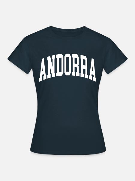 Andorra - Frauen T-Shirt - Navy