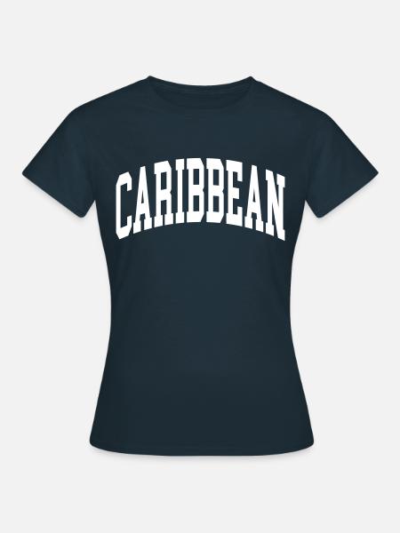 Karibik - Frauen T-Shirt - Navy