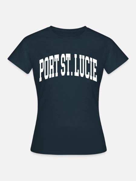Port St. Lucie - Frauen T-Shirt - Navy