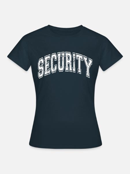 Security - Frauen T-Shirt - Navy