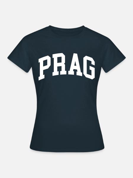 Prag - Frauen T-Shirt - Navy