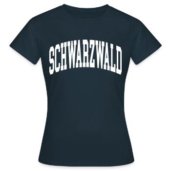 Forêt-Noire - T-shirt Femme - marine - Devant - AI Model Female 172 dark (172cm)