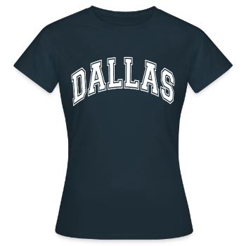 Dallas - T-shirt Femme - marine - Devant - AI Model Female 172 dark (172cm)