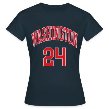 Washington 24 - T-shirt Femme - marine - Devant - AI Model Female 172 dark (172cm)