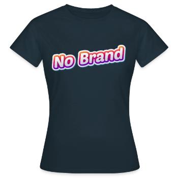 Pas de style d’autocollant de marque - T-shirt Femme - marine - Devant - AI Model Female 172 dark (172cm)