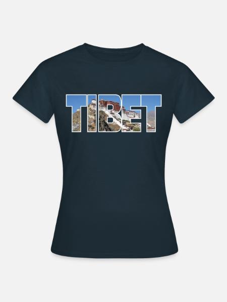 Tibet - Frauen T-Shirt - Navy