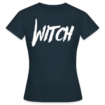 WITCH - Women's T-Shirt - navy - Front - AI Model Female 172 dark (172cm)