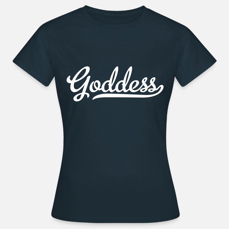 goddess - Women's T-Shirt - navy