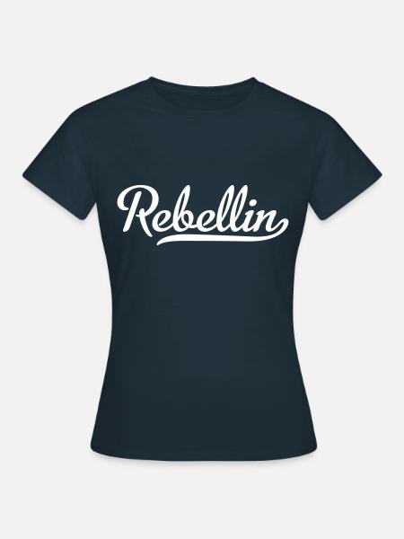 Rebellin - Frauen T-Shirt - Navy