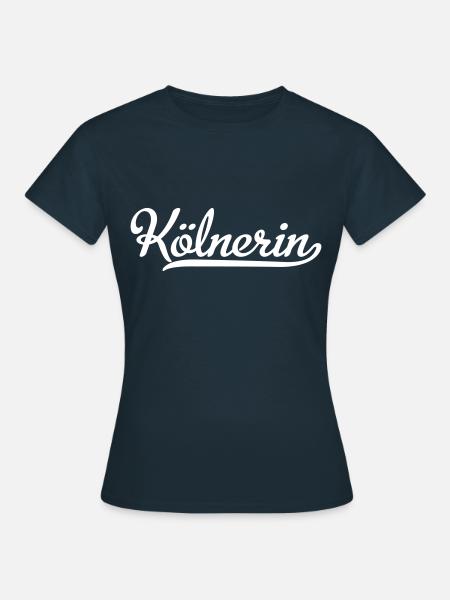 Kölnerin - Frauen T-Shirt - Navy