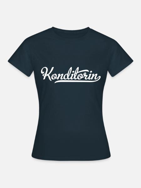 Konditorin - Frauen T-Shirt - Navy
